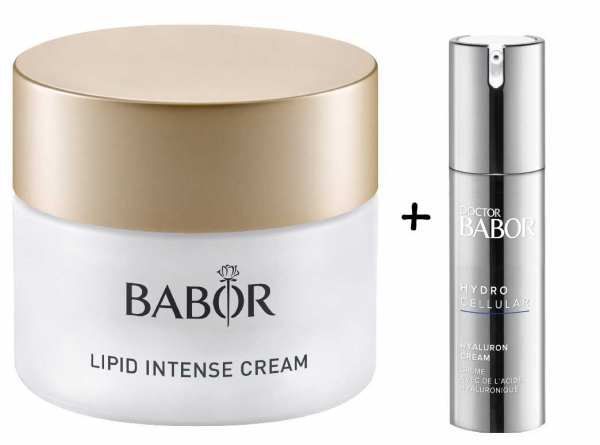 BABOR SKINOVAGE Lipid Intense Cream + Hyaluron Cream 15 ml - Besonders reichhaltige 24h Intensiv-Pf