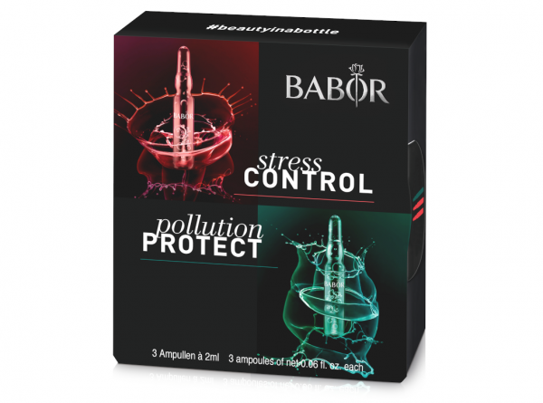 BABOR AMPOULE CONCENTRATES Stress Control + Pollution Protect 3 Ampullen á 2 ml