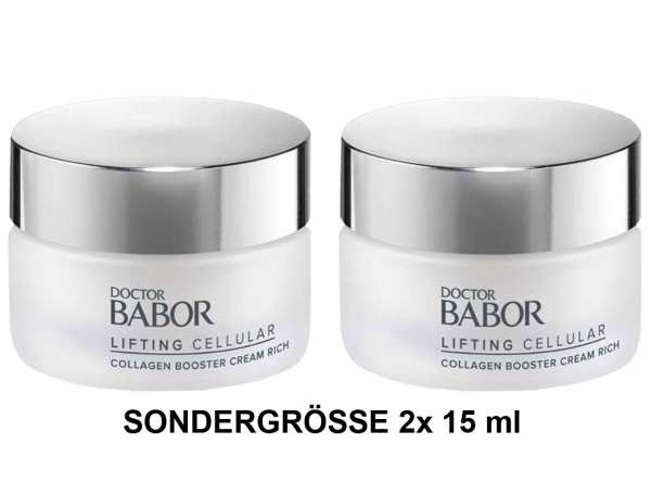 DOCTOR BABOR LIFTING CELLULAR Collagen Booster Cream Rich Sondergröße 2x 15 ml