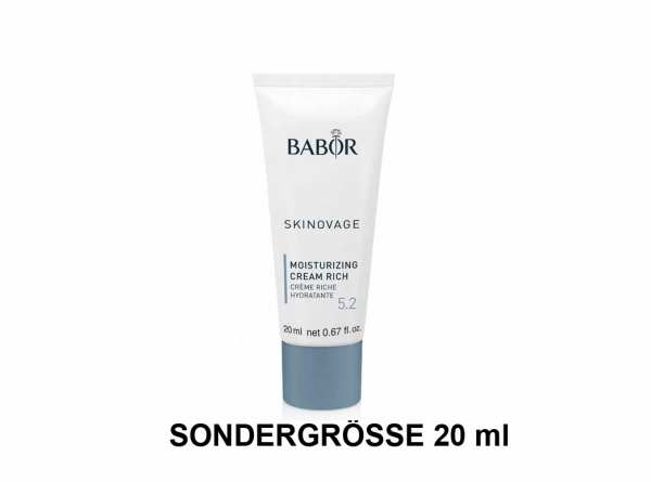 BABOR SKINOVAGE Moisturizing Cream Rich Sondergröße - Gesichtspflegecreme für trockene Haut