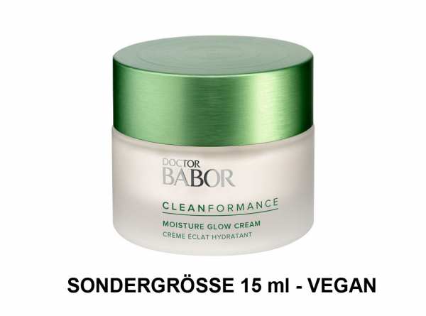 DOCTOR BABOR Cleanformance Moisture Glow Day Cream 15 ml vegan - intensiv hydratisierende Feuchtigke