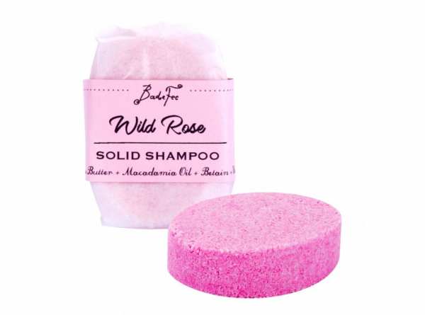 BadeFee Festes Shampoo Wild Rose 50 g